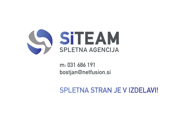 Spletna agencija - Si-TEAM Creations - Stran v izdelavi.